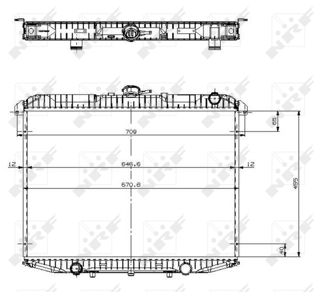 NRF Radiateur 509533