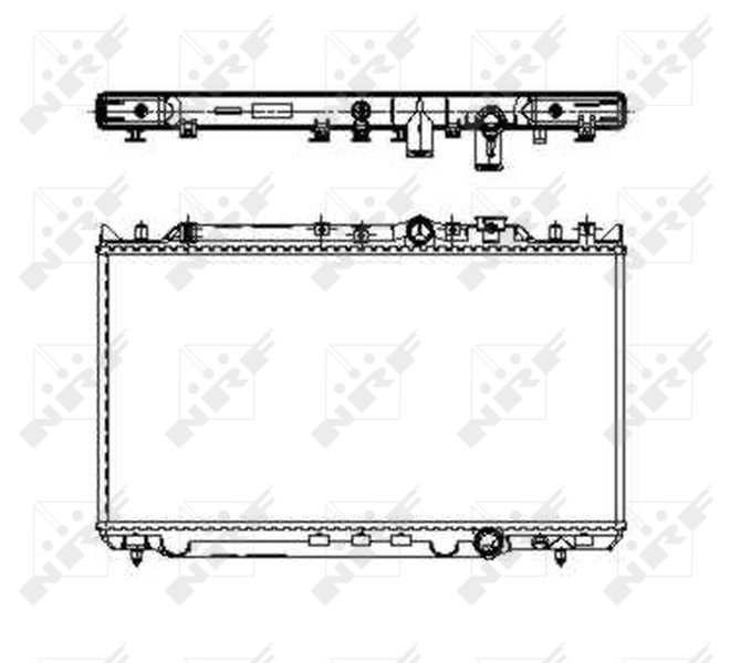 Radiateur NRF 509653