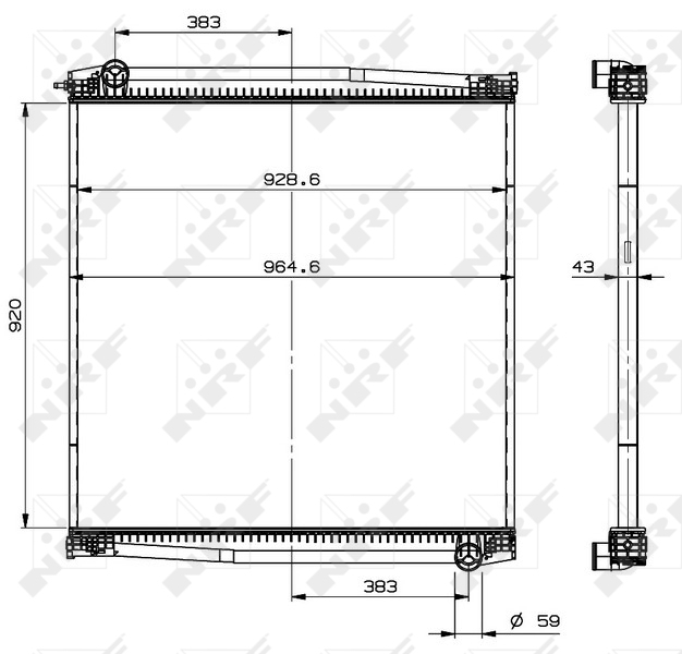 NRF Radiateur 509770
