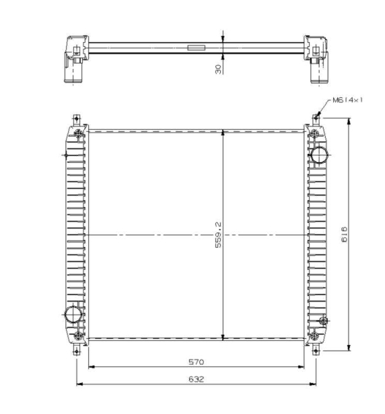 Radiateur NRF 509779