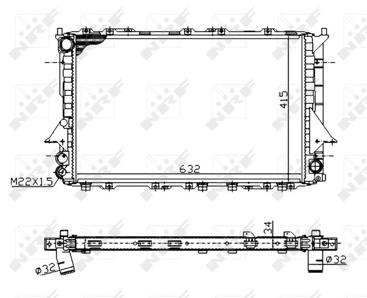 Radiateur NRF 51320A