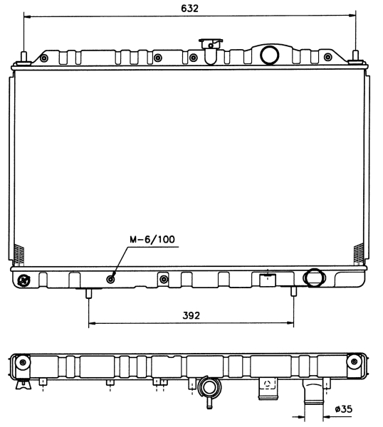 Radiateur NRF 513485