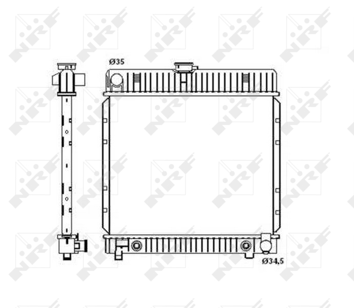 Radiateur NRF 514250