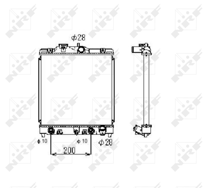 Radiateur NRF 516356