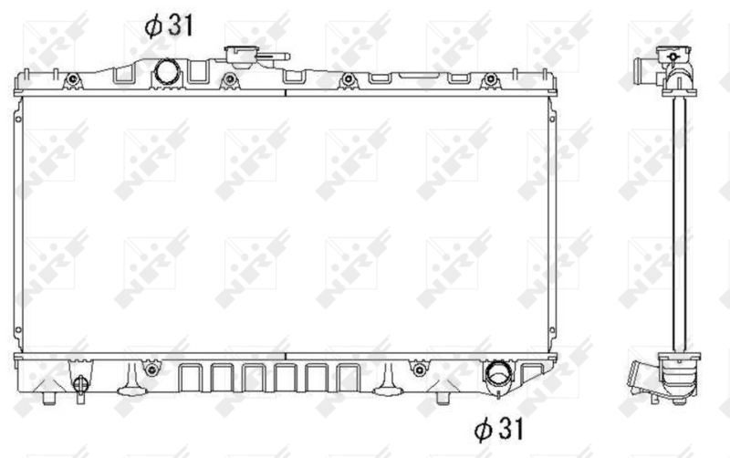 Radiateur NRF 516712