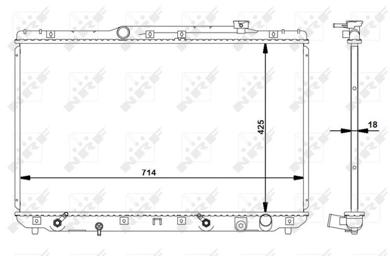 Radiateur NRF 516721