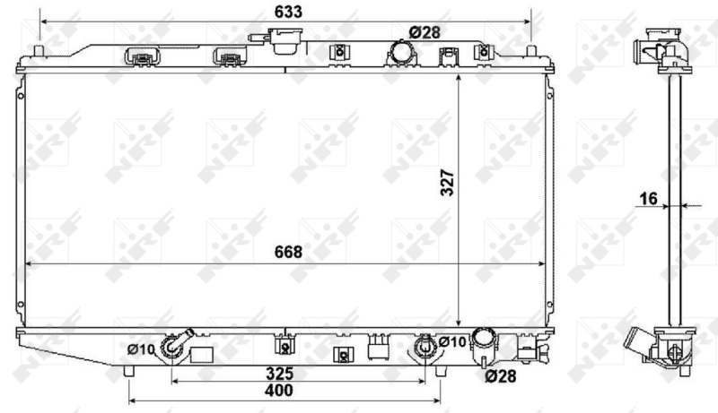 Radiateur NRF 516728