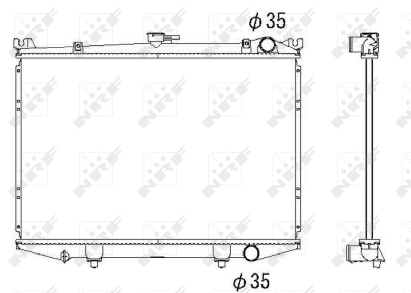 Radiateur NRF 516842