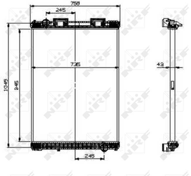 Radiateur NRF 519537X