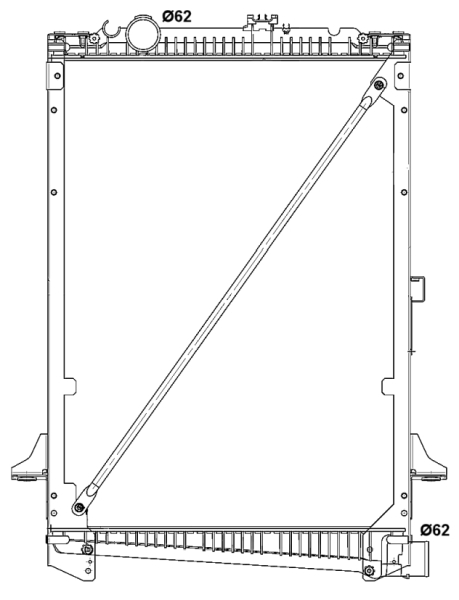 NRF Radiateur 519616