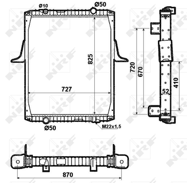 Radiateur NRF 519706