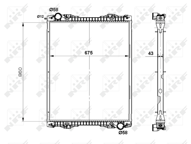 Radiateur NRF 519743X