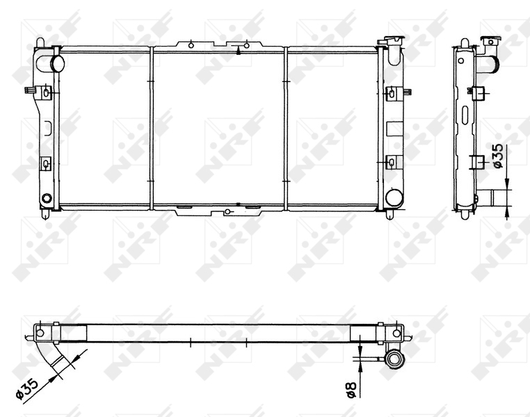 NRF Radiateur 52020