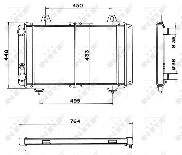 NRF Radiateur 52035