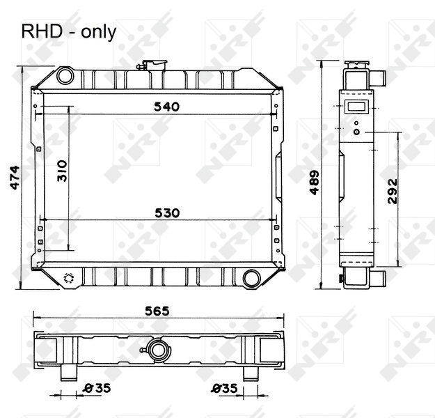 Radiateur NRF 52038