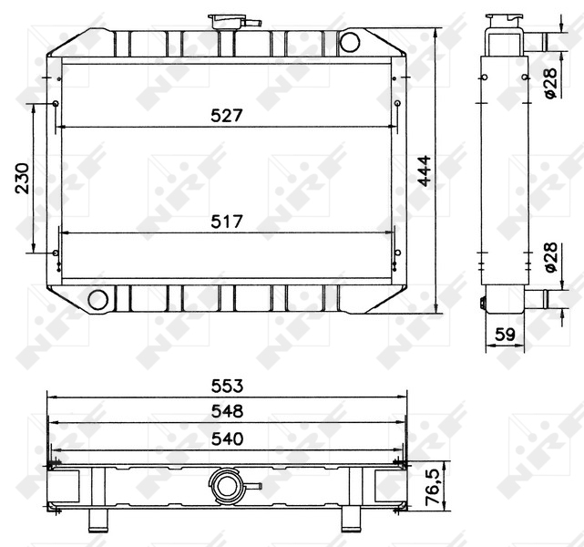 Radiateur NRF 52048