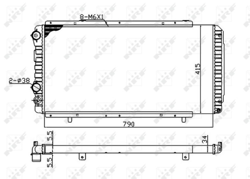 NRF Radiateur 52062A