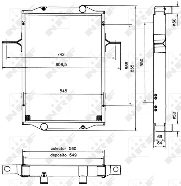 Radiateur NRF 52083