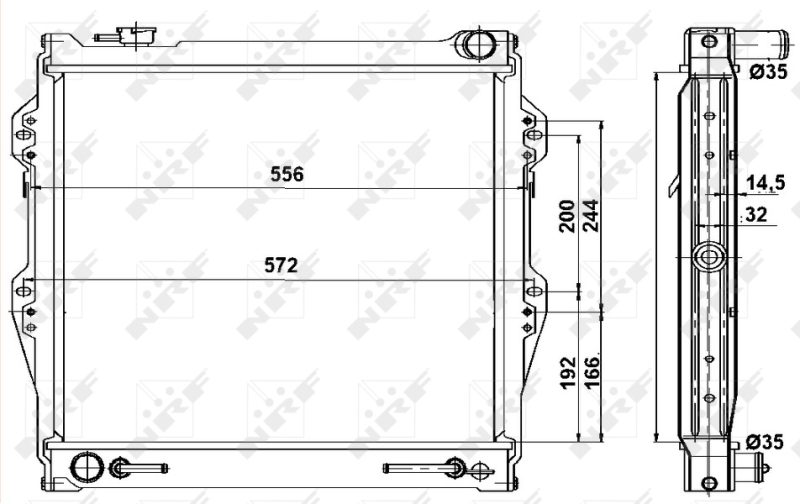 Radiateur NRF 52091