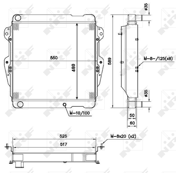 Radiateur NRF 52111