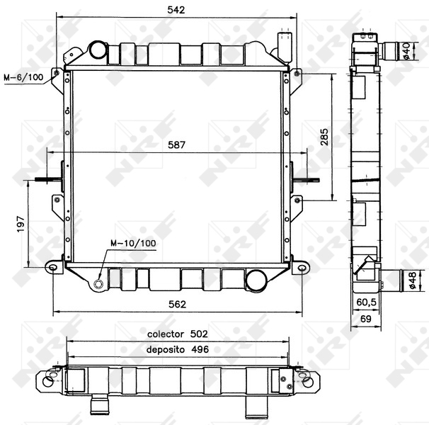 Radiateur NRF 52126