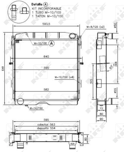 NRF Radiateur 52139