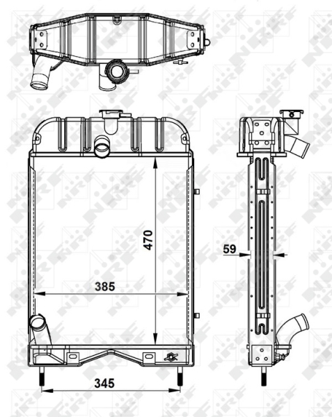 NRF Aandrijfaccu koeler 52145