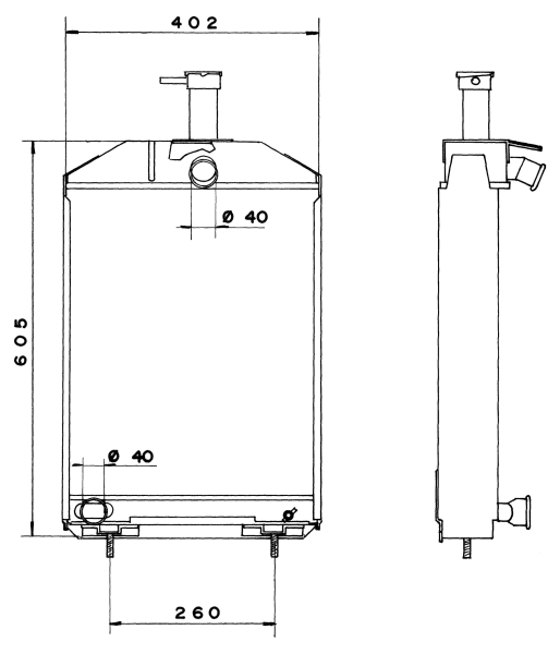 Aandrijfaccu koeler NRF 52189