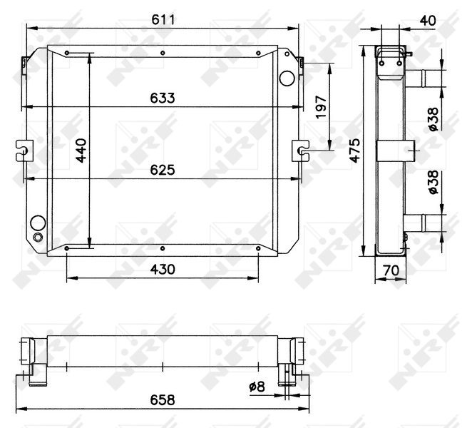 Radiateur NRF 52202