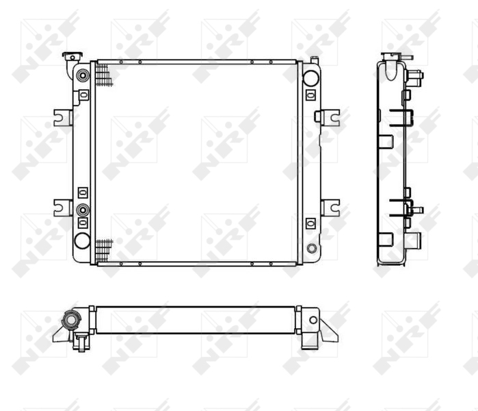 Aandrijfaccu koeler NRF 52240