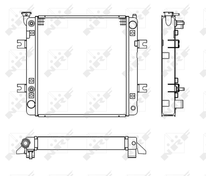 Aandrijfaccu koeler NRF 52242