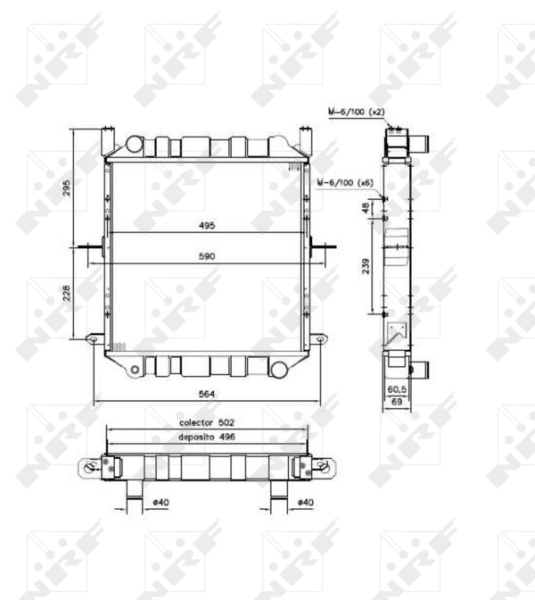 Radiateur NRF 52247