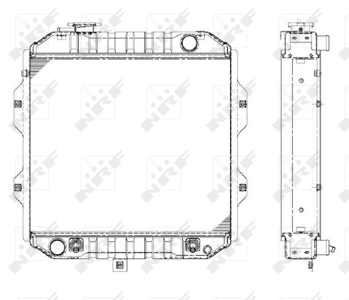 Aandrijfaccu koeler NRF 52259