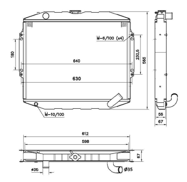 Radiateur NRF 52282