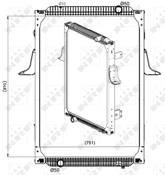 Radiateur NRF 529564