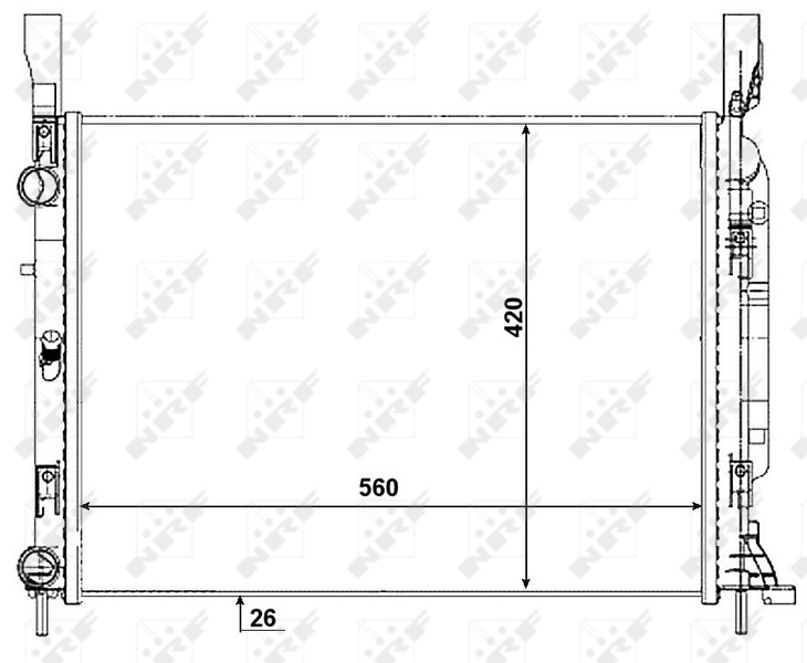 Radiateur NRF 53003