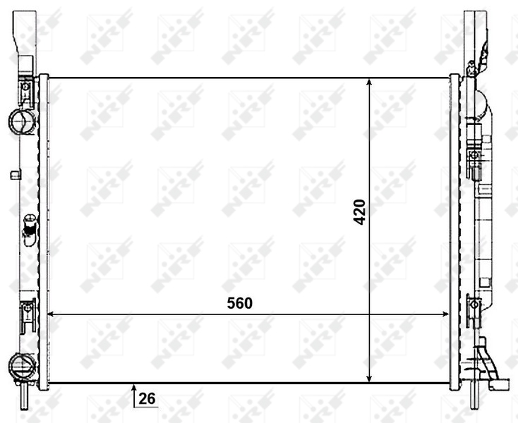 Radiateur NRF 53004