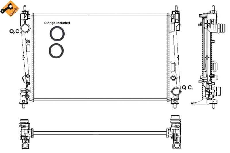 Radiateur NRF 53017