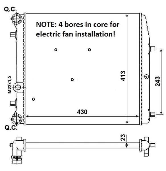 Radiateur NRF 53021A