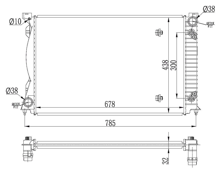 Radiateur NRF 53023