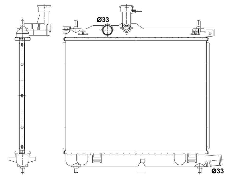 NRF Radiateur 53025