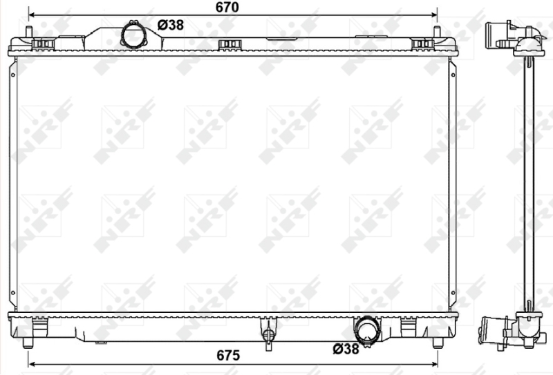 Radiateur NRF 53039