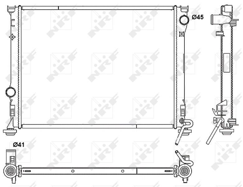 Radiateur NRF 53042