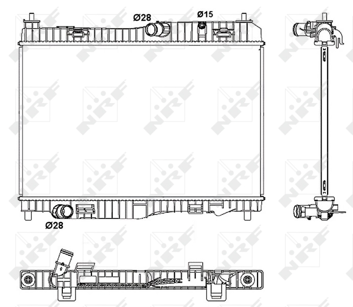 NRF Radiateur 53044