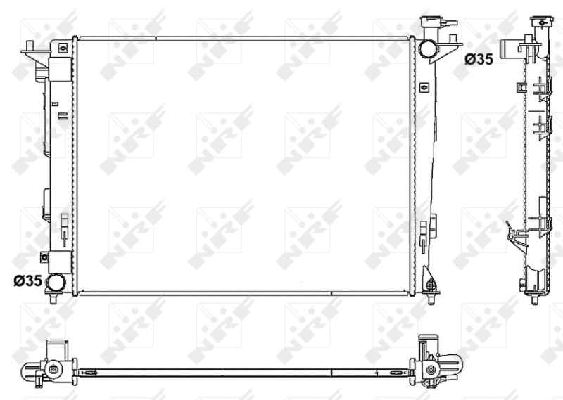 Radiateur NRF 53052