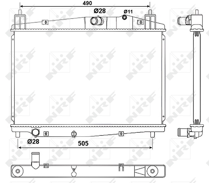 Radiateur NRF 53059