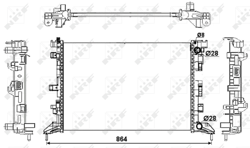 Radiateur NRF 53066