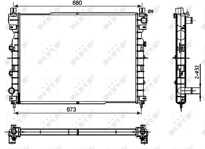 Radiateur NRF 53096