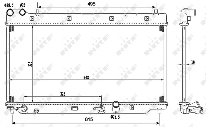 Radiateur NRF 53110