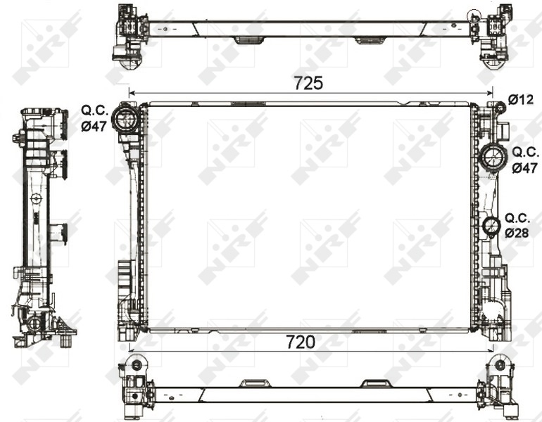 Radiateur NRF 53113